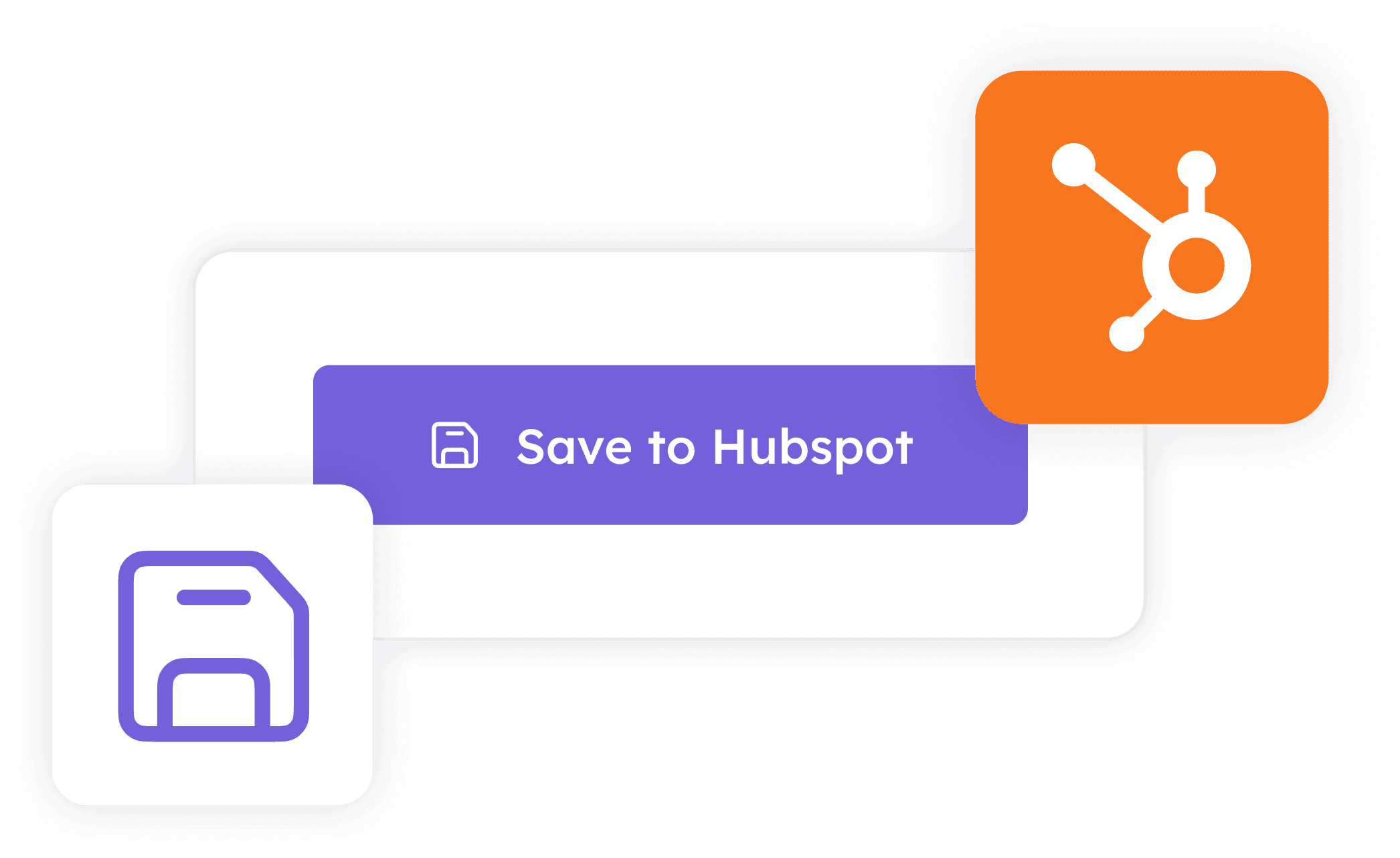 Company page with Save to HubSpot prompt