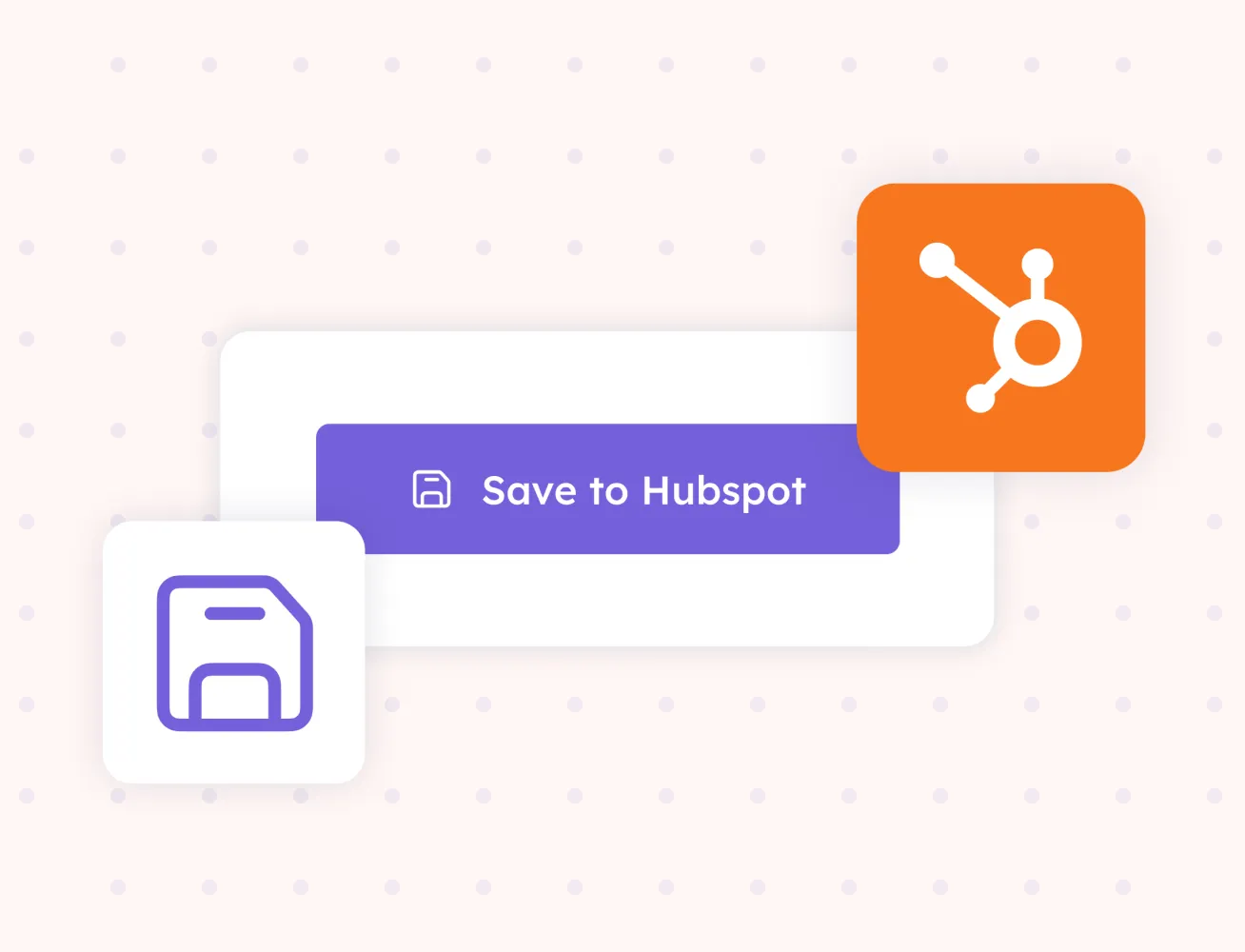 Company page with a Save to HubSpot action